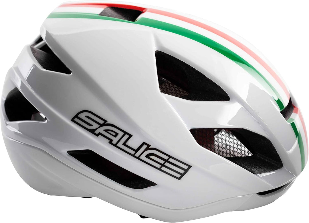 Salice Helm Bike TG. 52-58 Anthrazit Rot BIANCO ITA XS, BIANCO ITA XS