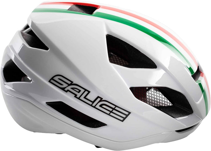 Salice Helm Bike TG. 52-58 Anthrazit Rot BIANCO ITA XS, BIANCO ITA XS