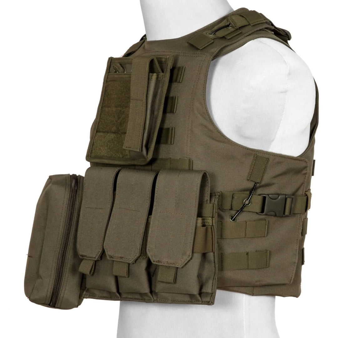 Gunfire Tactical FSBE Tactical Vest Universelle Grösse Olive, Universelle Grösse Olive