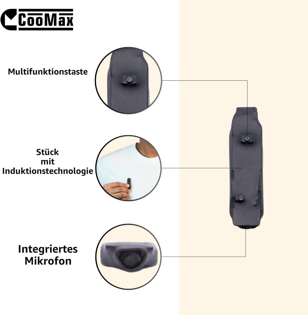 Spion Kopfhörer Bluetooth Kabellos VIP Pro Unsichtbare Kopfhörer Mikrofon Handy Prüfung - Mini Spion