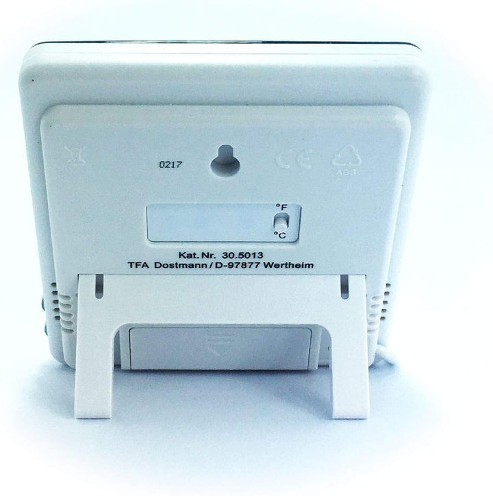 TFA Dostmann Digitales Thermo-Hygrometer für Raum- und Aussenklima, Höchst- und Tiefstwert, L 102 x