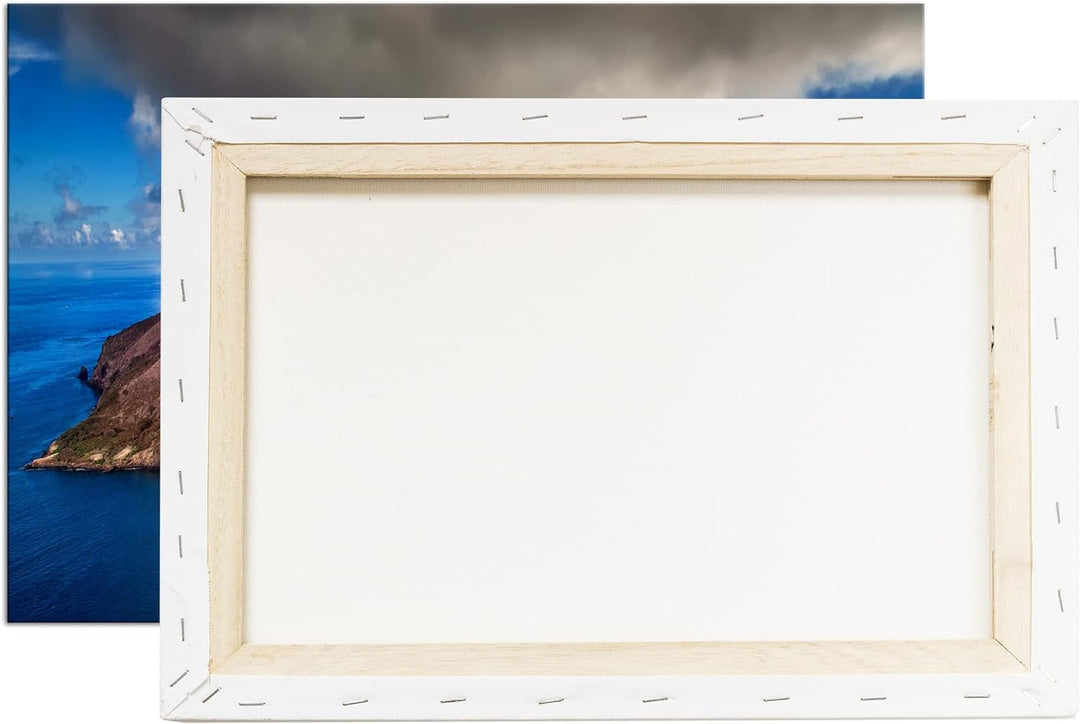 deyoli aktive Vulkanlandschaft Neuseelands Format: 80x60 als Leinwandbild, Motiv fertig gerahmt auf