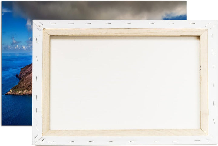 deyoli aktive Vulkanlandschaft Neuseelands Format: 80x60 als Leinwandbild, Motiv fertig gerahmt auf