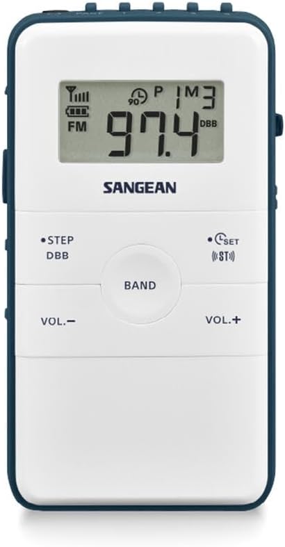 Sangean DT-140 Weiss/Blau (Pocket 140), Petite Taille