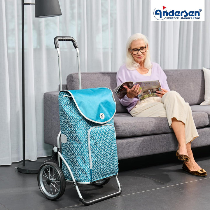 ANDERSEN Einkaufstrolley - Royal Shopper Famke Petrol, Petrol