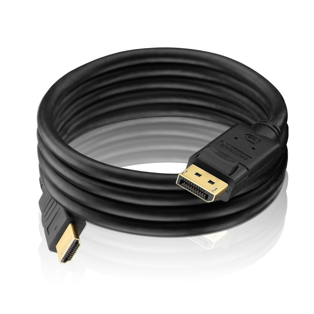 PureLink PI5100-050 DisplayPort auf HDMI Adapterkabel (2K FullHD (1080p), Ethernet), DisplayPort Ste