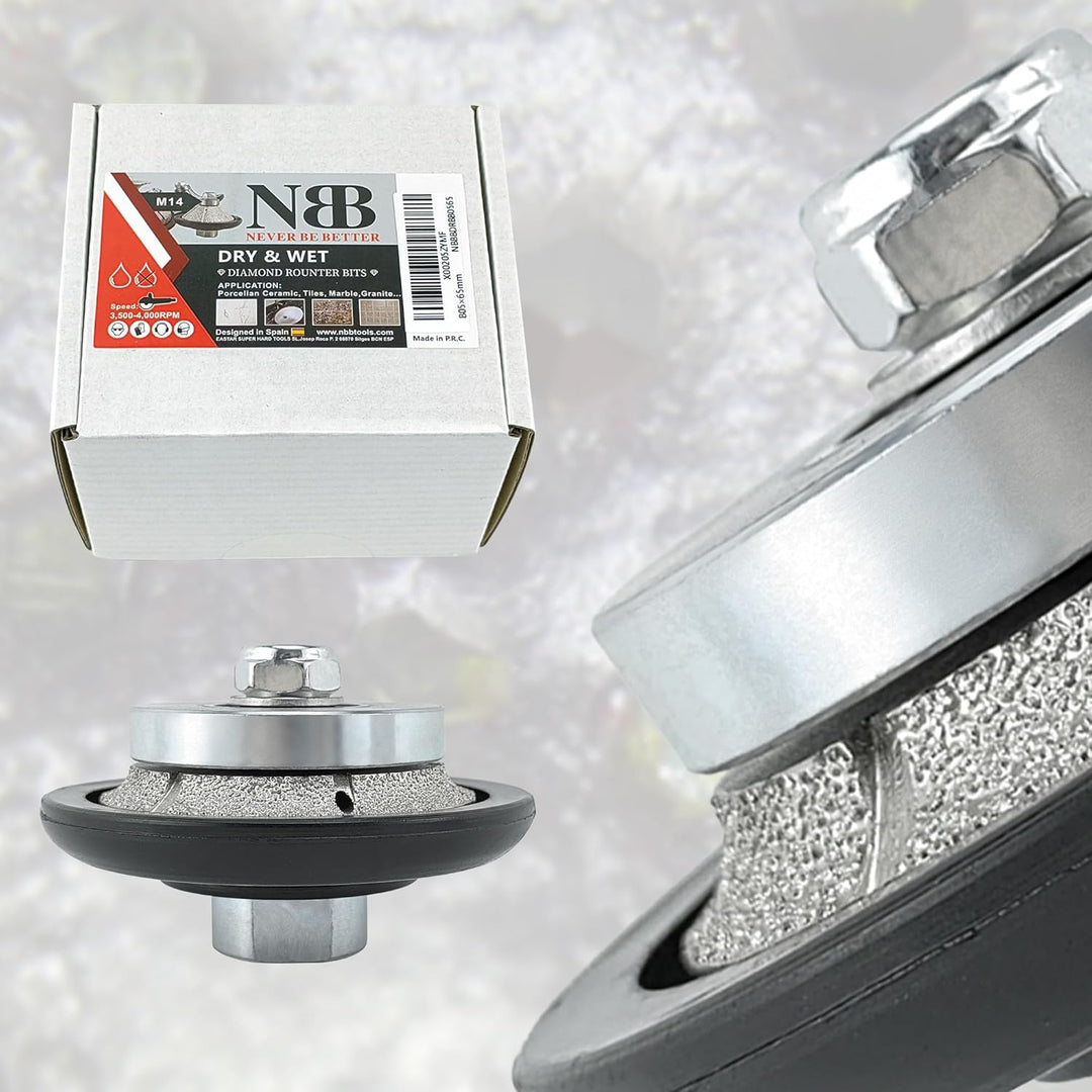 NBB Diamant-Profilscheibe Diamantfräser Fräsbohrer Trennreibahle Profilierungs-Bit für Porzellan Fli