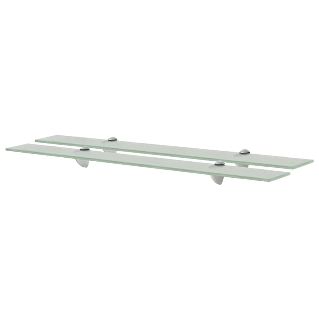 vidaXL 2X Regal Schwebend Wandregal Glasregal Glasboden Glasablage Badablage Wandablage Badregal Abl