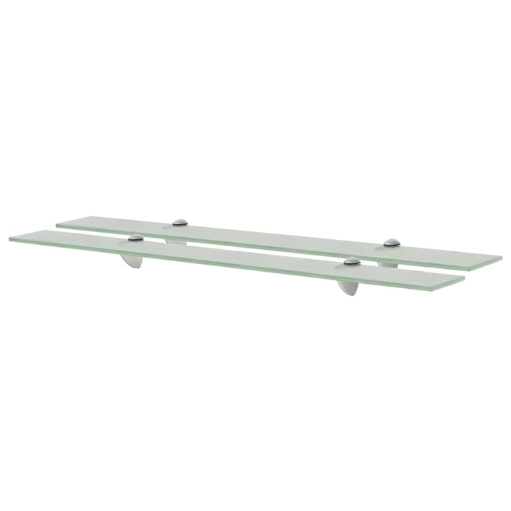 vidaXL 2X Regal Schwebend Wandregal Glasregal Glasboden Glasablage Badablage Wandablage Badregal Abl
