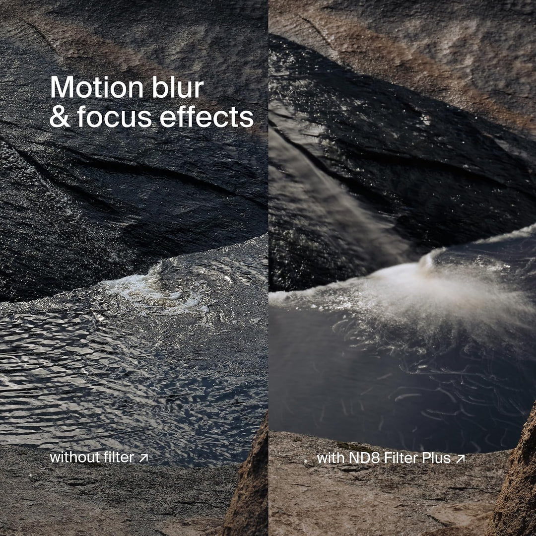 Urth 95 mm Graufilter ND8 (3 Stop) ND Filter (Plus) — Neutraldichte, 20-lagig nanobeschichtet, ultra