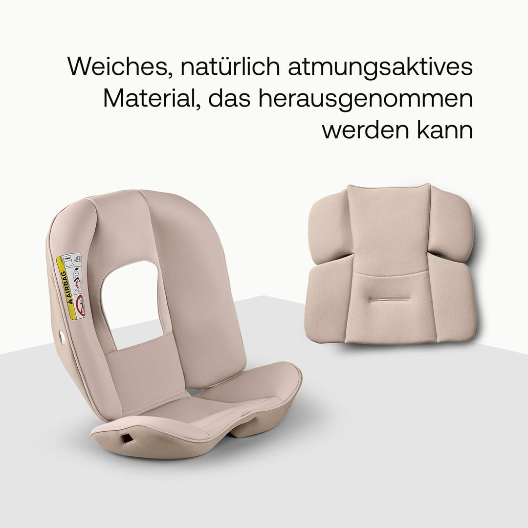 Bugaboo Otter by Nuna – i-Size Babyschale ab Geburt mit flacher Liegeposition, UPF 50+ Sonnenverdeck