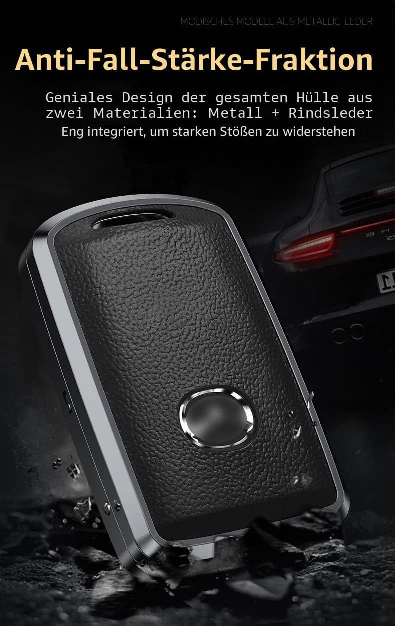 KUNIO Schlüsselhülle Passt für Mazda 3 Alexa CX-4 CX-5 MX5 CX-8 CX-9 CX-30 CX30 2019-2022 Aluminiuml