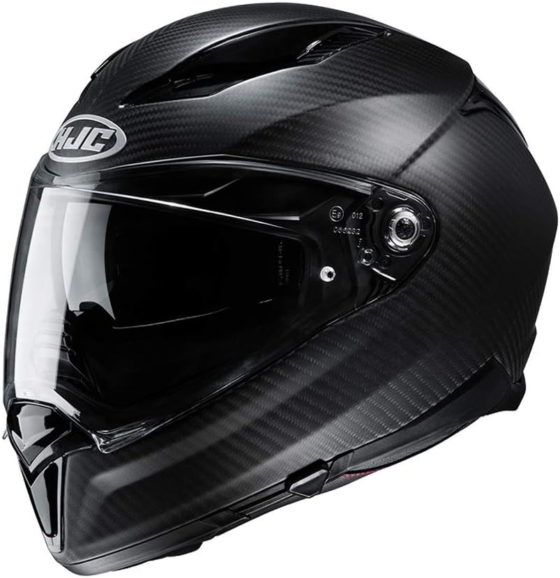 Motorradhelm HJC F70 Carbon Semi Flat schwarz matt, S