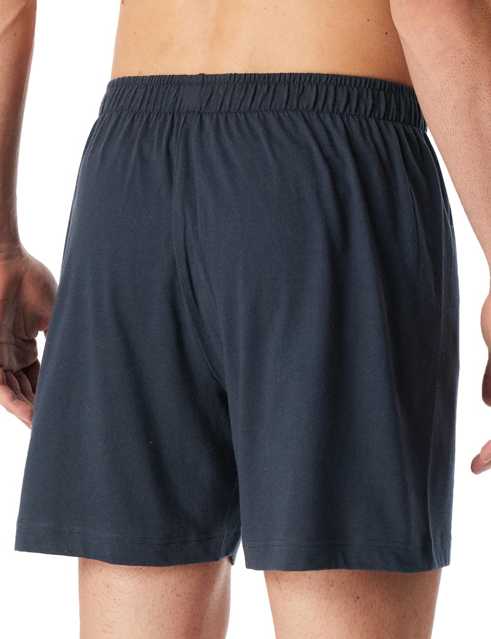 Schiesser Herren 2 PACK Boxershorts Baumwolle Jersey weich Multipack - Jerseyboxer M Nachtblau_18242