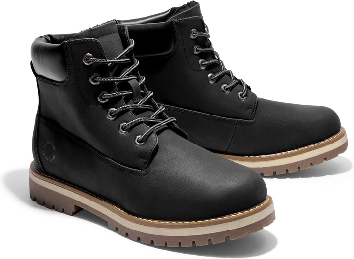 Bruno Marc Winterschuhe Herren Winterstiefel Jungs Warm Gefüttert Schneestiefeletten Kurzschaft Arbe