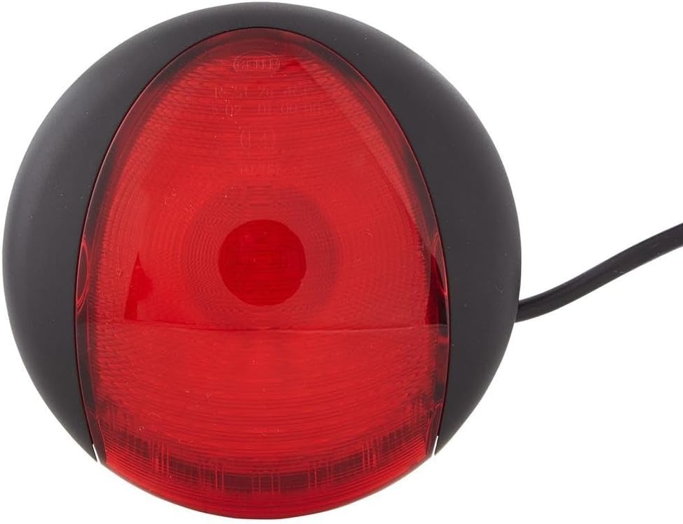 HELLA - Heckleuchte - EuroLED - LED - 24/12V - Anbau/geschraubt - Lichtscheibenfarbe: rot - LED-Lich