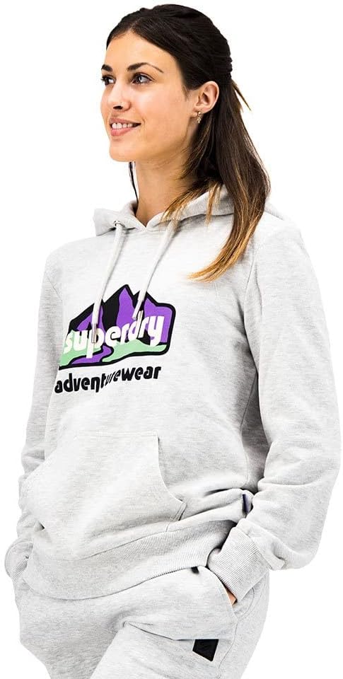 Superdry vintage 90s terrain hood, grau(glaciergreymarl), Gr. M