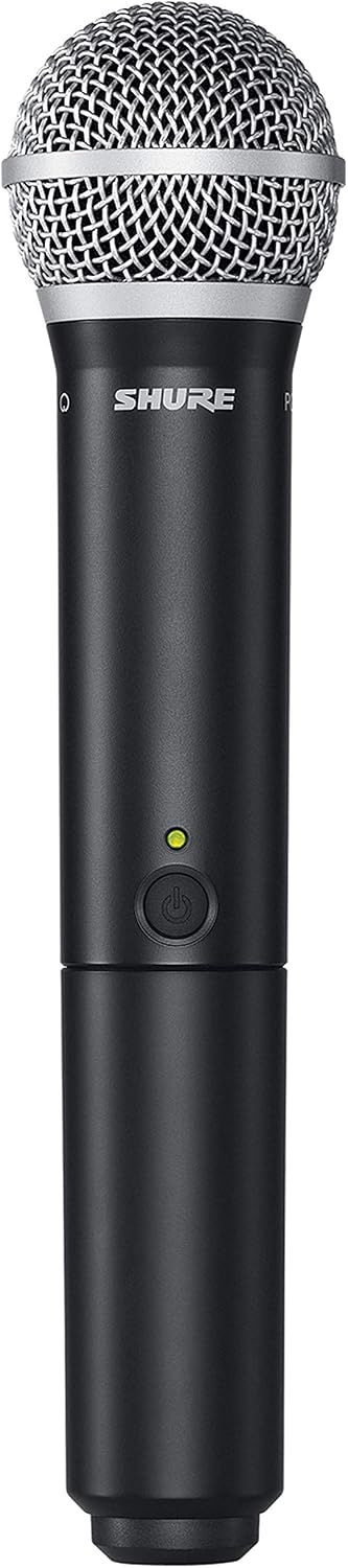 Shure BLX24/PG58 UHF Wireless Mikrofonsystem - Perfekt für Kirche, Karaoke - 14-Stunden Akkulaufzeit