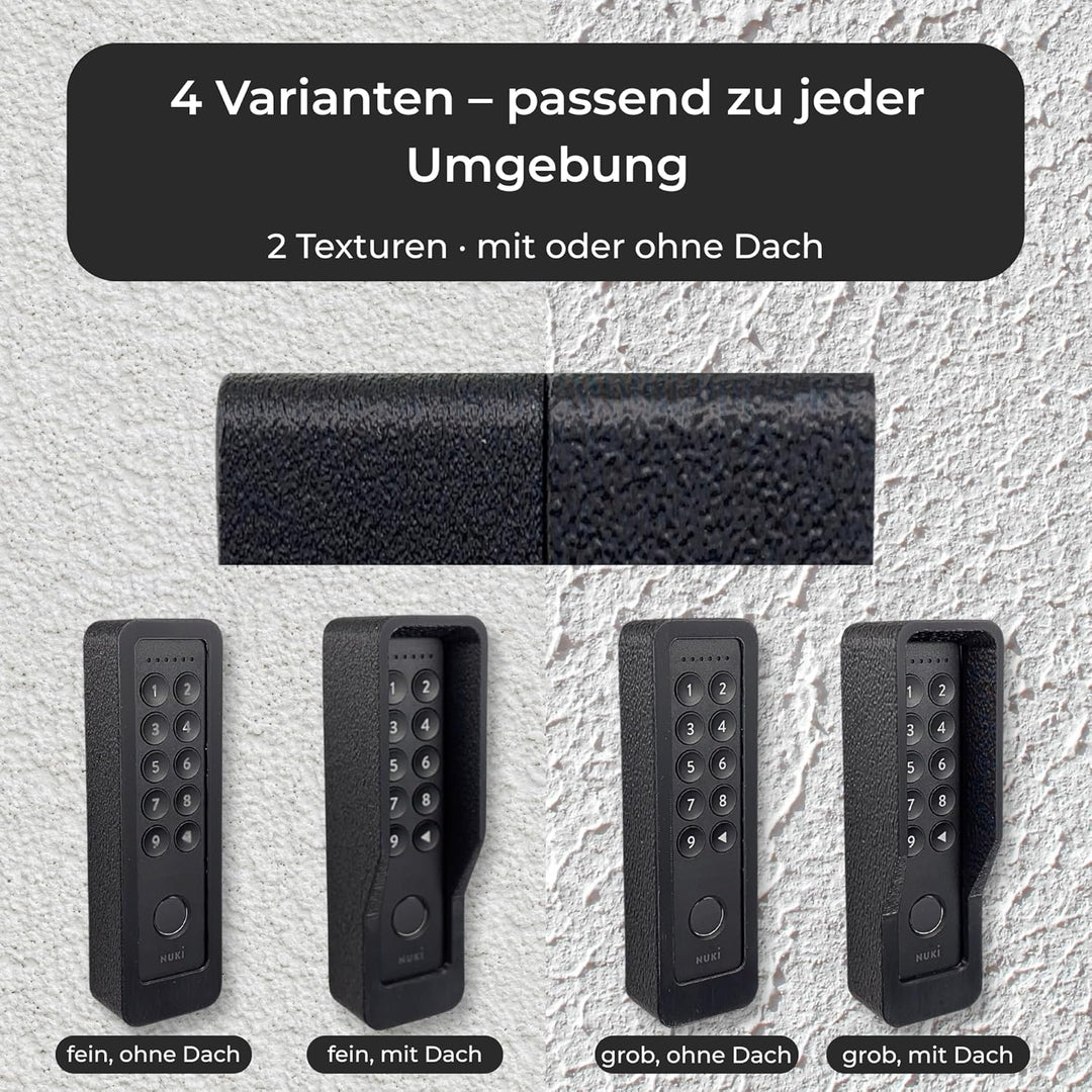 Generisch Wandhalterung kompatibel mit Nuki Keypad 2 – Diebstahlschutz-Abdeckung mit Torx-Sicherheit