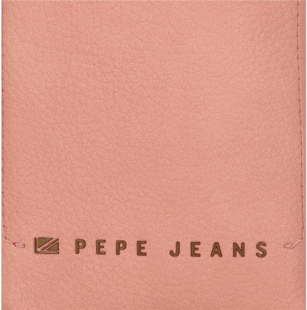 Pepe Jeans Diane Umhängetasche Handyhalter Pink 9,5x16,5 cm Kunstleder Rosa mobile Umhängetasche, Ro