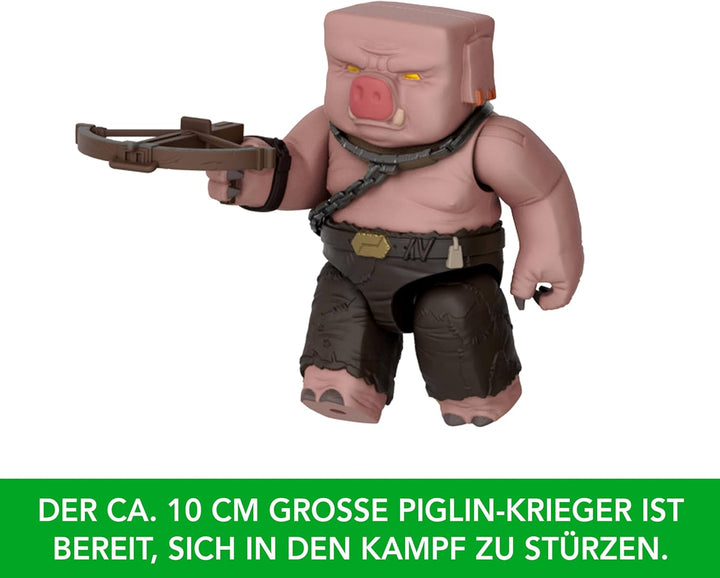 Mattel Minecraft Actionfigur-Set, Ghast mit Feuerattacke, Lichter, Geräusche, Starter und Projektil,