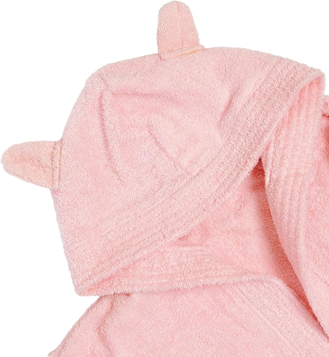 Ti TIN Besuchen Sie den Shop Kinder-Bademantel für Jungen oder Mädchen mit Kapuze und Seitentaschen,