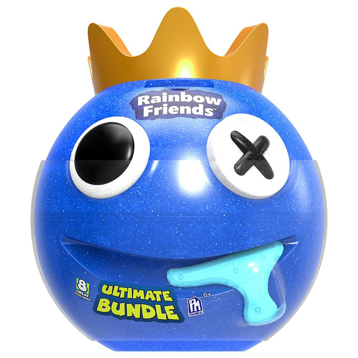 Rainbow Friends - Blue Ultimate Head Bundle mit 8 Artikeln, Serie 1