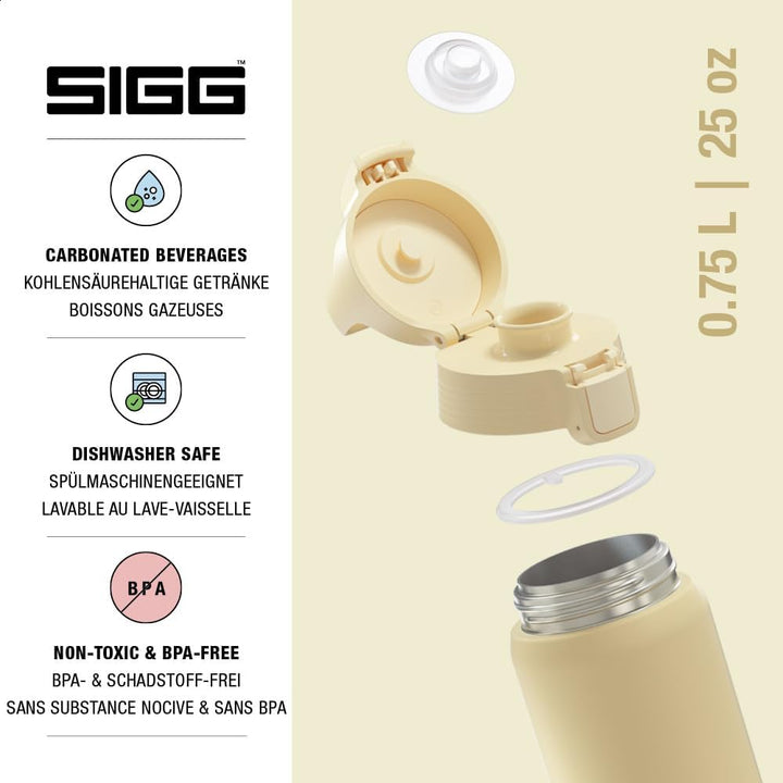 SIGG - Isolierte Trinkflasche - Thermosflasche Shield Therm One Opti Yellow kohlensäurehaltige Geträ