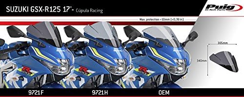 Racingscheibe kompatibel für Suzuki GSX-R 125 17-21 schwarz Puig