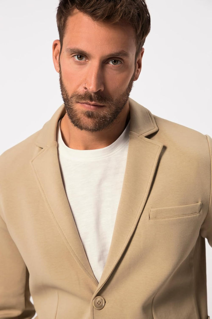 JP 1880 Herren grosse Grössen Übergrössen Menswear L-8XL JP1880 Jerseysakko New York, FLEXNAMIC®, Bu