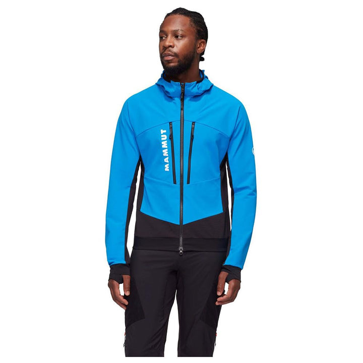 Mammut Herren Aenergy So Hybrid Hooded Jacket Men Softshell Jackets (1er Pack) M Glacier Blue-Black,