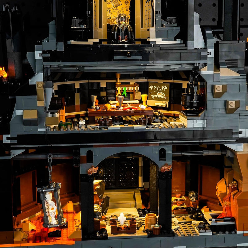 Update Version Led Licht Set für Lego 10333 The Lord of The Rings: Barad-dûr (Kein Lego), Dekoration