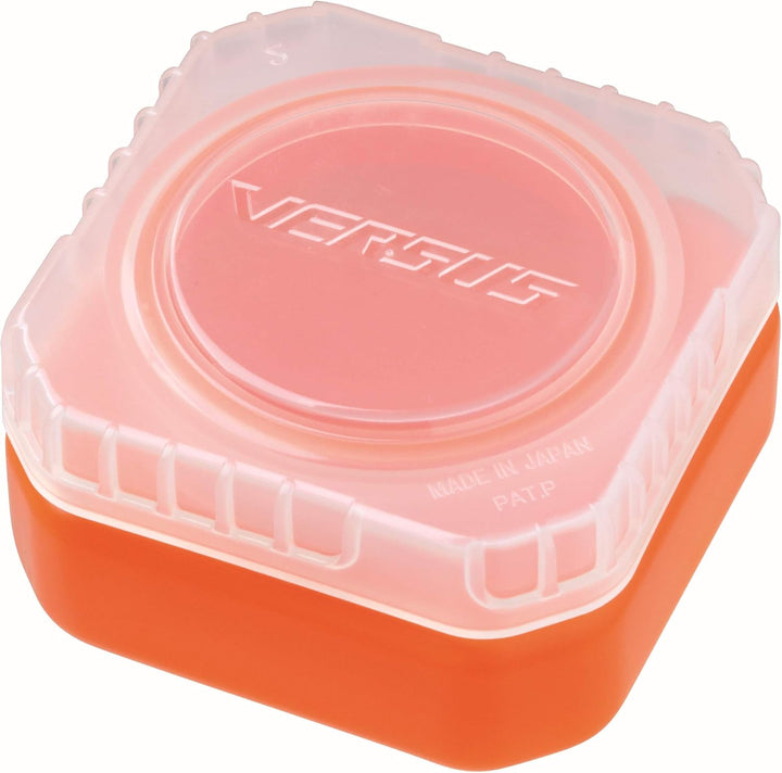 Meiho Liquid Pack VS L425 orange 8x8x4,4cm - Köderbox zum Flavourn von Gummifischen & Jigs, Angelbox