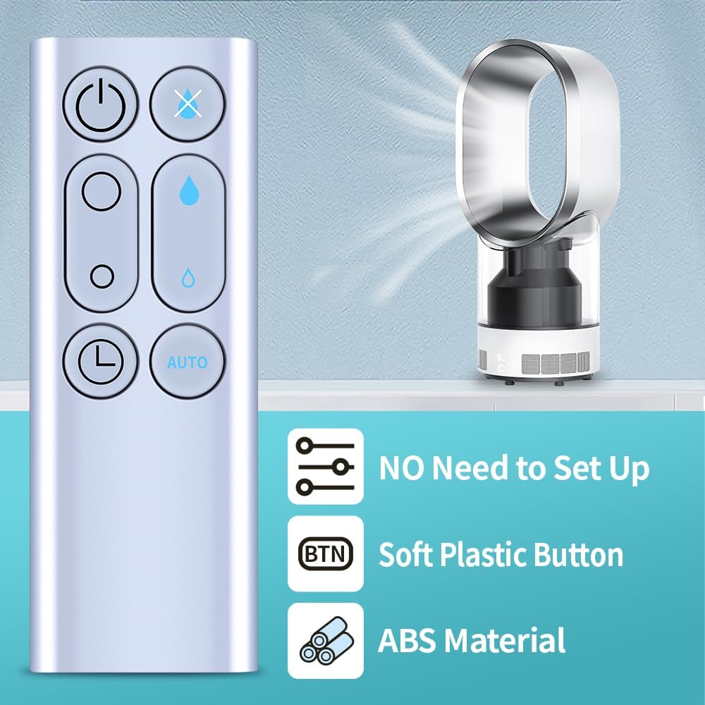 Neu Fan Fernbedienung Kompatibel mit Dyson AM10 Luftbefeuchter Lüfter 303117-01 966569-06, Nicht Met