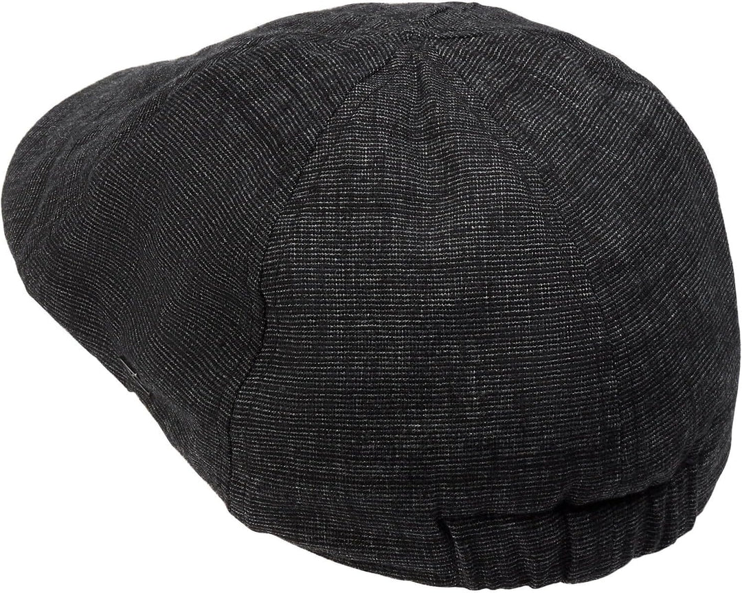 camel active Herren Flat Cap aus Leinenmix L Anthrazit, L Anthrazit