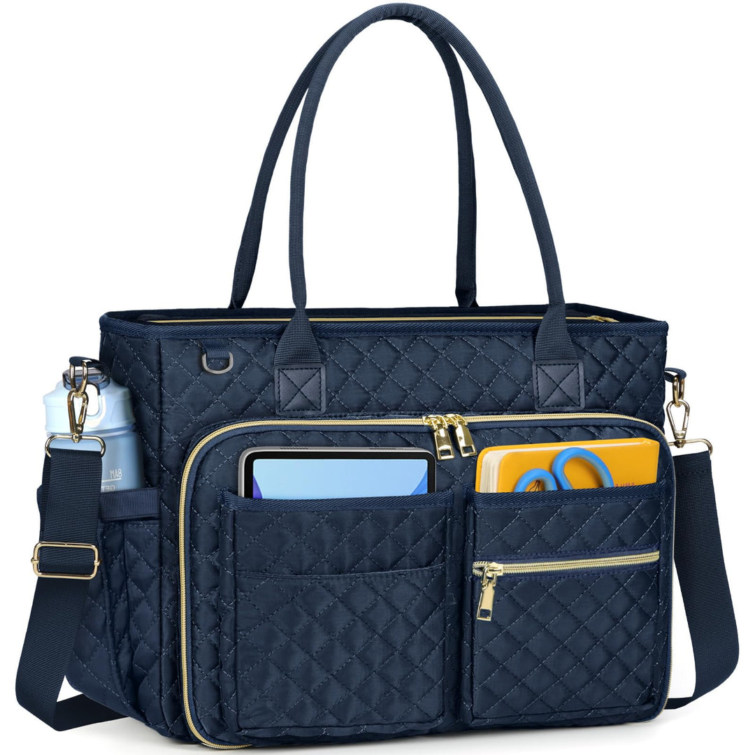 RAINSMORE Lehrertasche 15.6 Zoll Laptoptasche Damen Aktentasche mit Isolierter Tasche Arbeitstasche