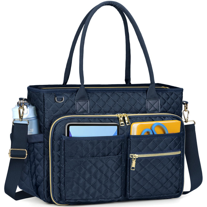 RAINSMORE Lehrertasche 15.6 Zoll Laptoptasche Damen Aktentasche mit Isolierter Tasche Arbeitstasche