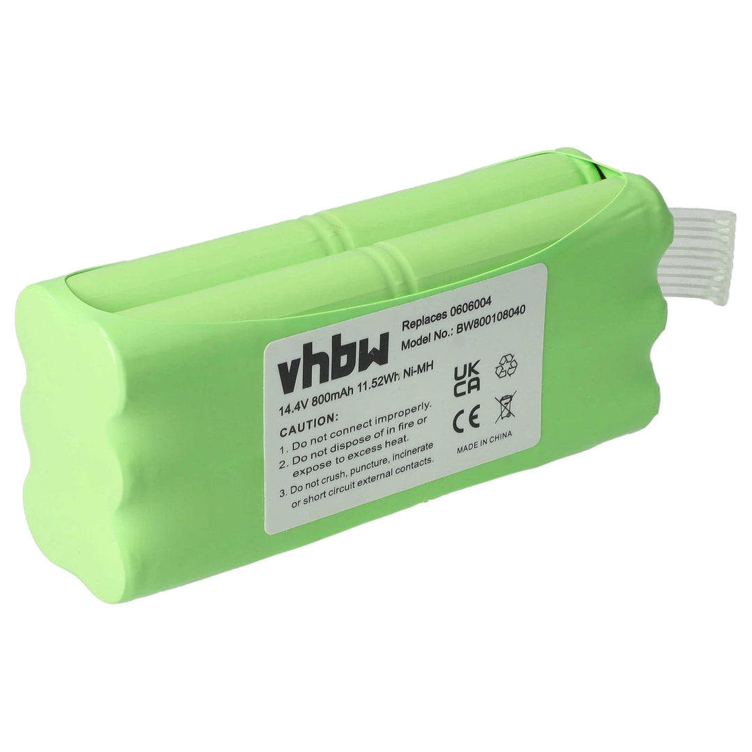 vhbw Akku kompatibel mit Dirt Devil Spider M607, Spider 2.0 M612, M610, M611, M612L Staubsauger (800