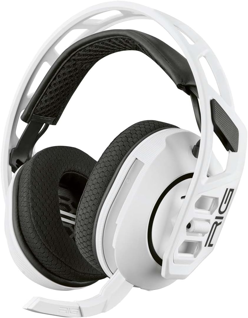 RIG 600 Max HS Weisses Gaming-Headset, Sony-lizenziert für PS5. Kabelloses Stereo-Gaming-Headset für