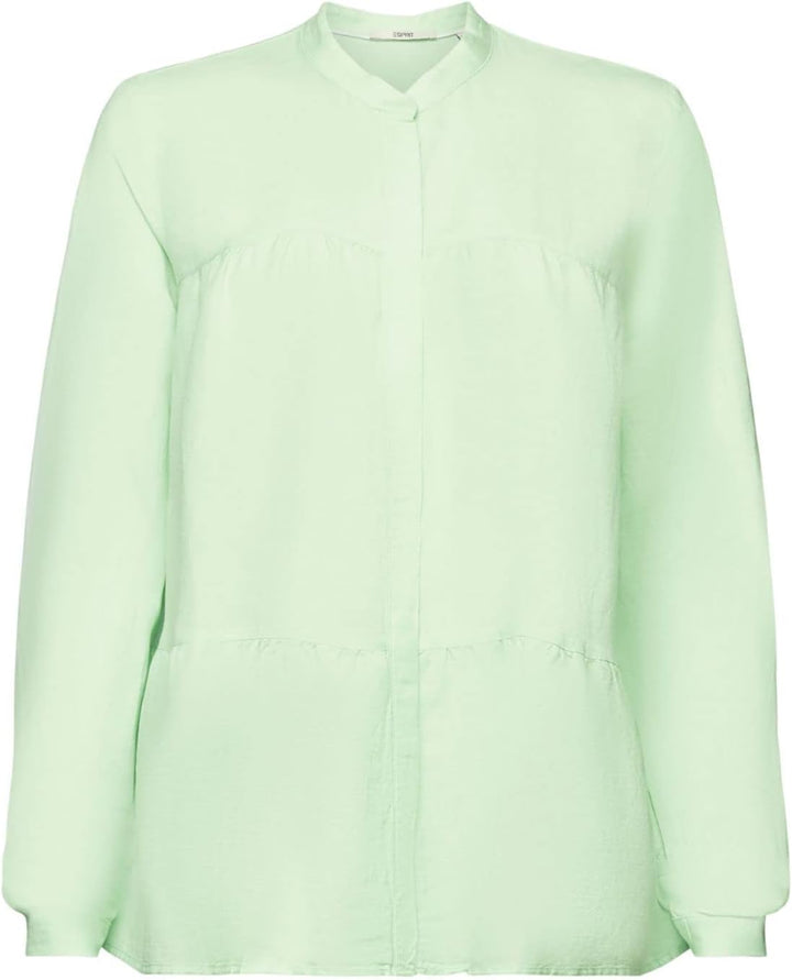 ESPRIT Damen 033ee1f303 Bluse L 320/Citrus Green, L 320/Citrus Green