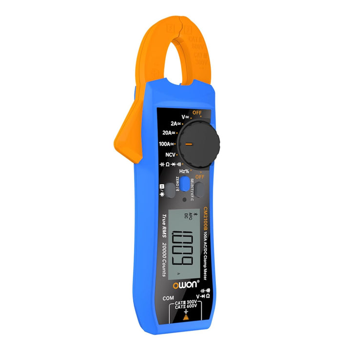 OWON CM2100B Bluetooth Mini Digital Klemme Meter 100A AC DC Aktuell Stromspannung Echter RMS Zange A