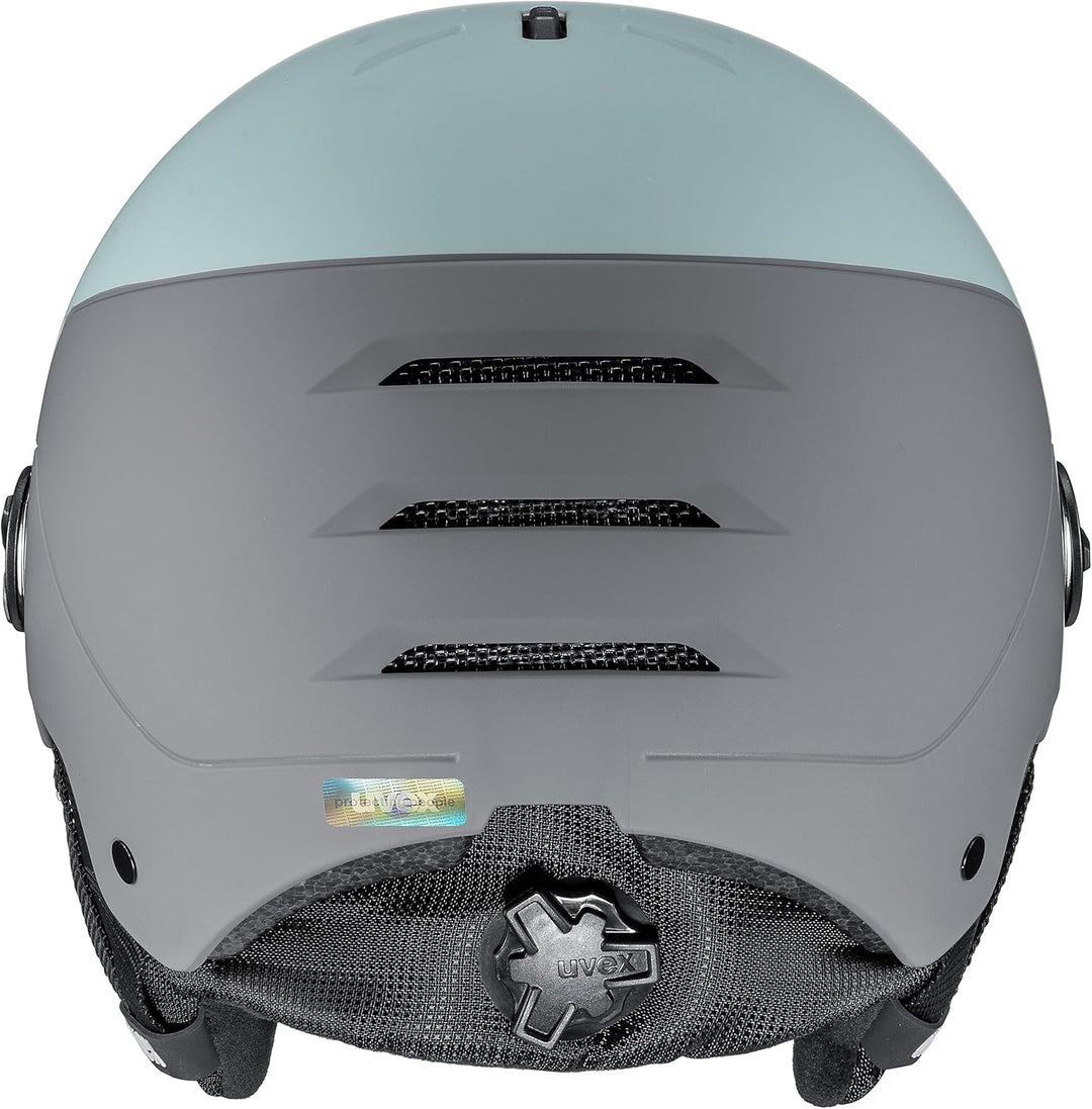 uvex Wanted Visor Visier Skihelm - Navy mat glacier - rhino matt 54-58 cm, glacier - rhino matt 54-5