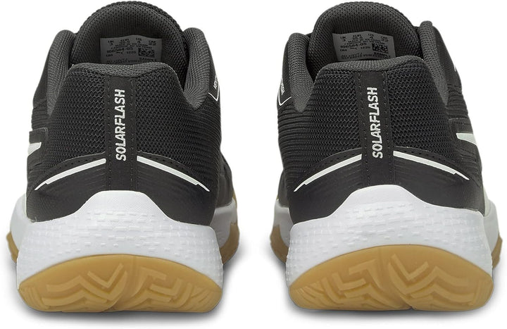 PUMA Unisex Kinder Solarflash Jr Leichtathletik-Schuh, Puma Black Puma White High Risk Red Gum