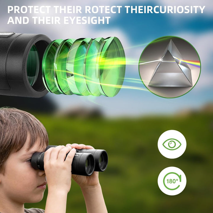 12x32 Fernglas für Erwachsene, professionelles HD-Fernglas mit BAK4-Dachkantprismen für Vogelbeobach