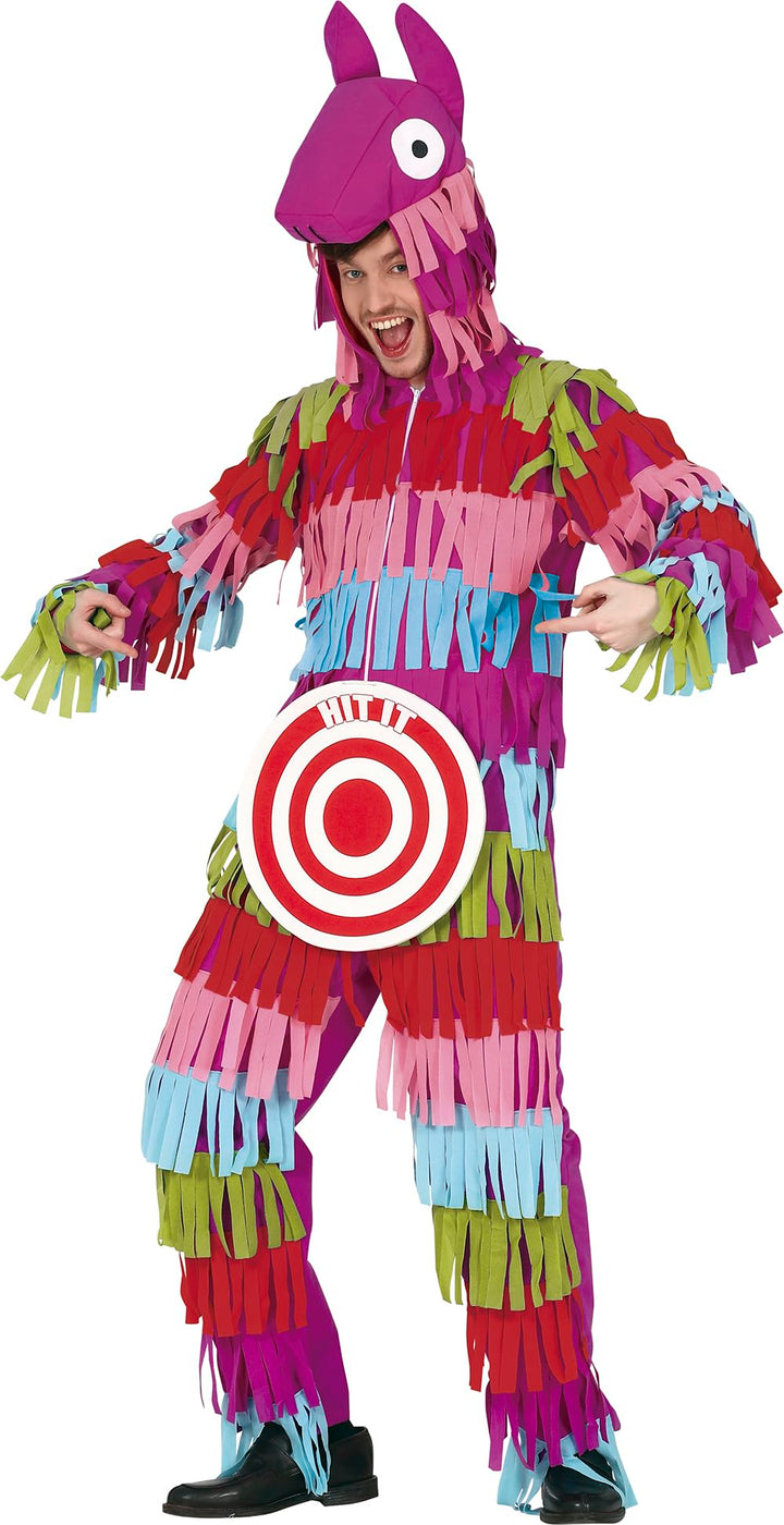FIESTAS GUIRCA Piñata Kostüm mit Zielscheibe für Erwachsene, L