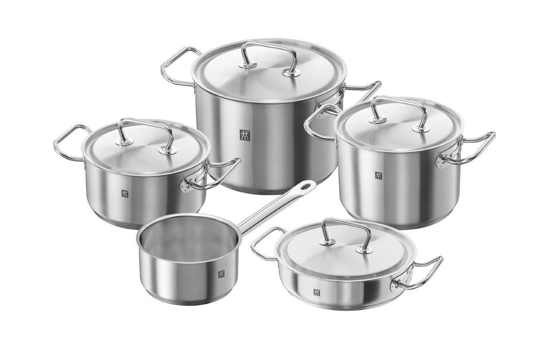 Zwilling – Twin Classic, wiederaufladbares Kochgeschirr-Set 5 pz., in Edelstahl 18/10 Satin Classic