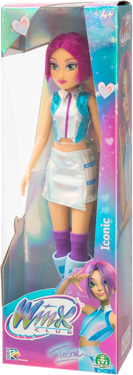 Winx Iconic Doll – Tecna with Signature Outfit & Articulated Joints – Classic 27cm Fashion Doll with