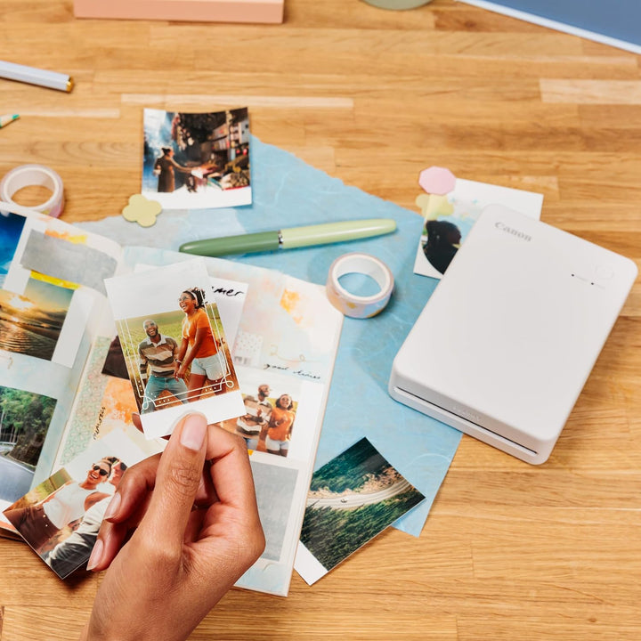 Canon XC-60L Farbband und Papierset mit 60 Blatt - Fotopapier für Canon Selphy QX20 Mini Fotodrucker