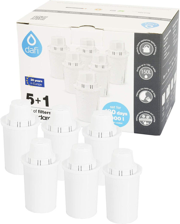Pack 6 Filterkartuschen kompatibel mit Brita Classic®