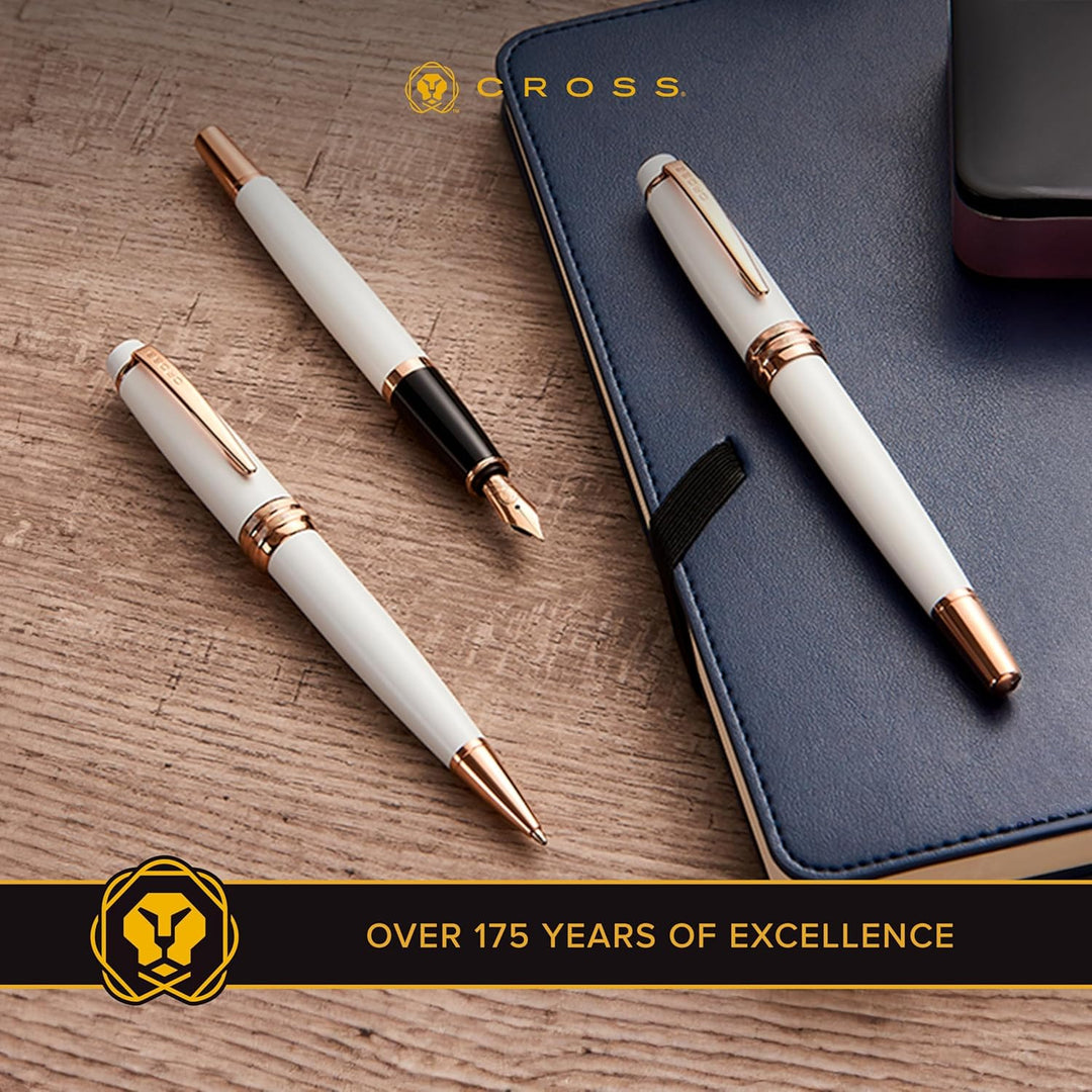 Cross Bailey Rollerball Selectip Pen (Schreibfarbe schwarz, Strichstärke M, in Premium Geschenkbox)